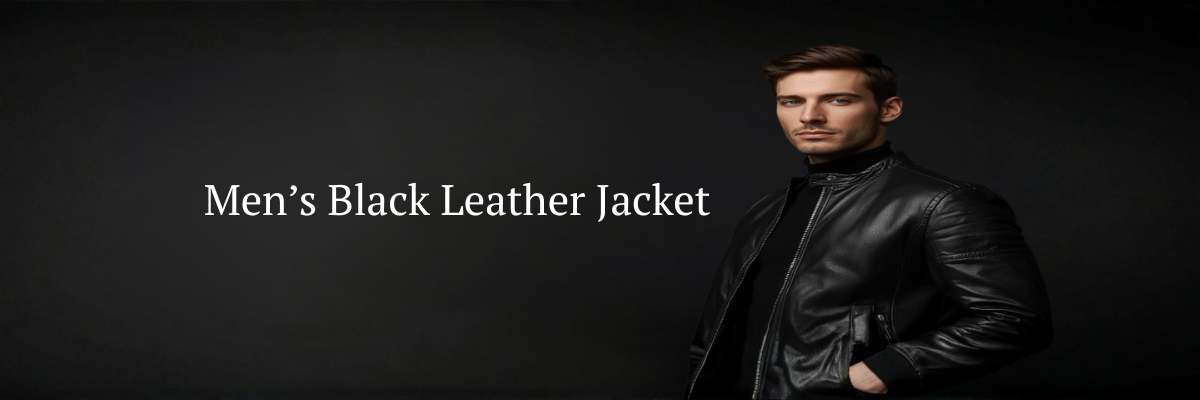 Men Black Leather Jacket