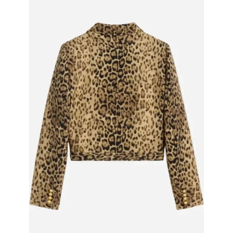 Camille Razat Emily In Paris S04Leopard Jacket