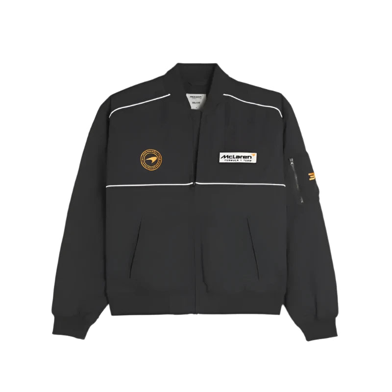 Hollister Mclaren Black Graphic Jacket