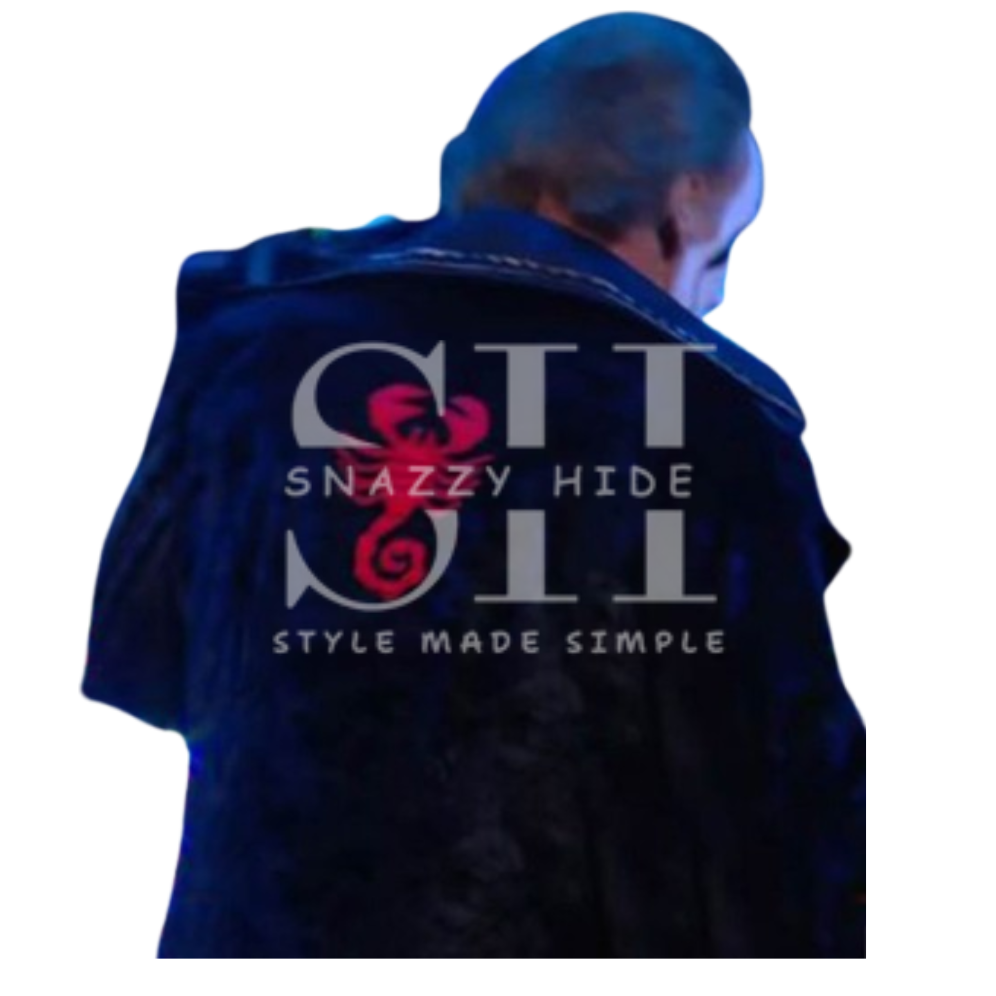 AEW Sting Black Trench Coat