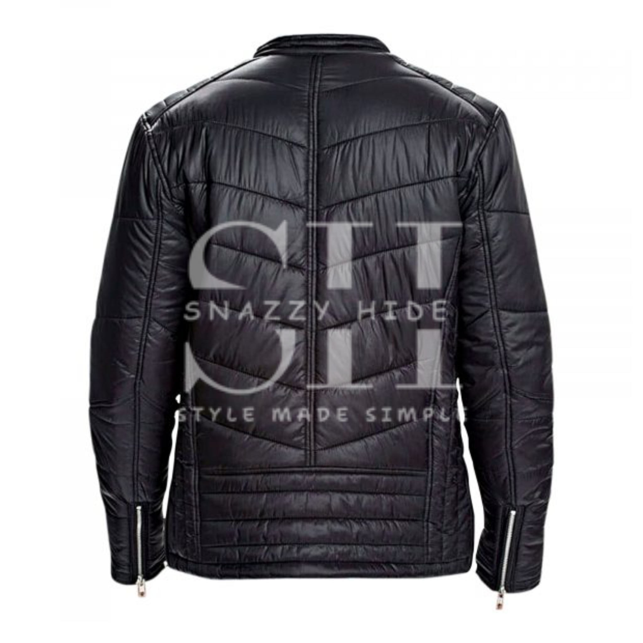 Mens Cordura Bomber Jacket Black