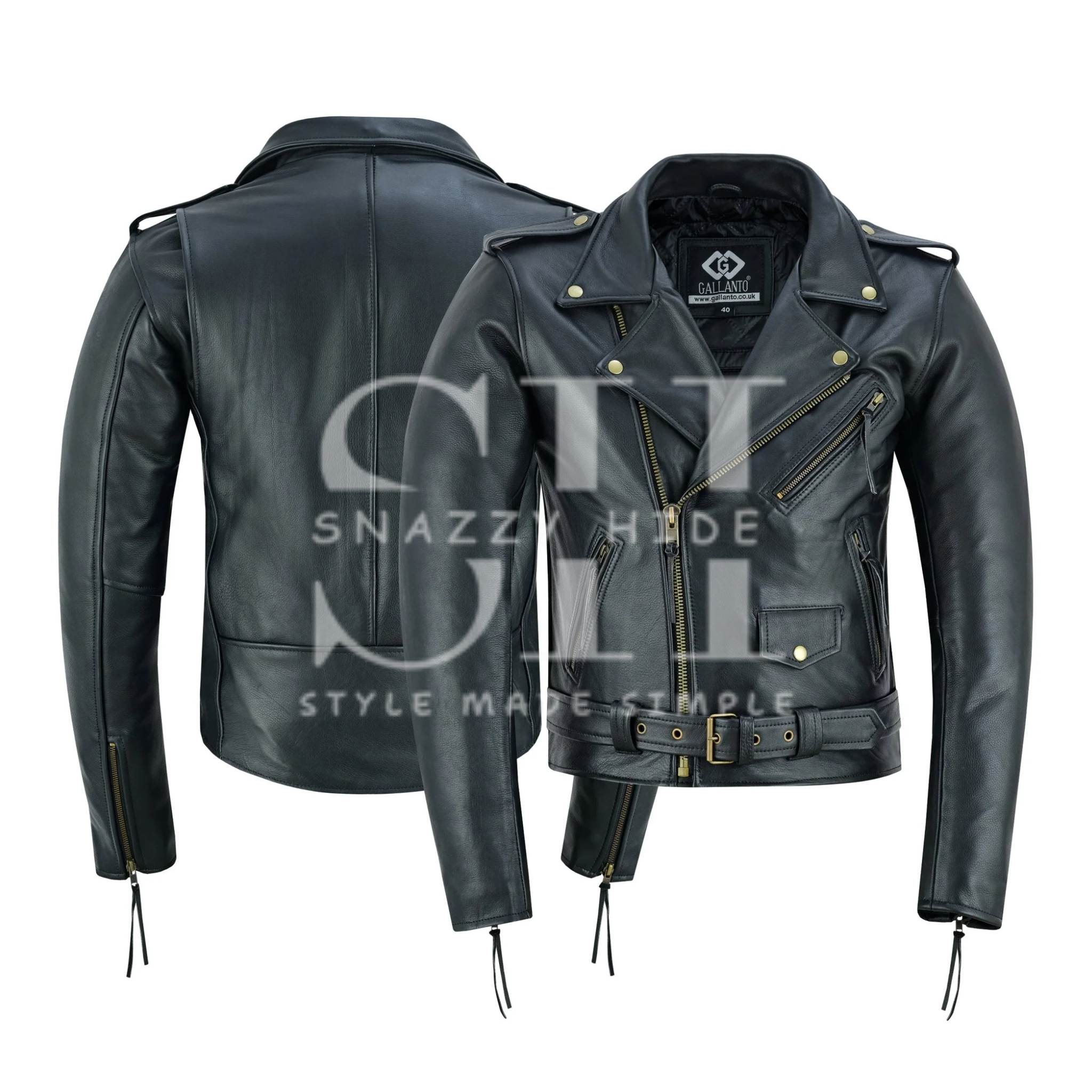 Marlon Brando Terminator Leather Jacket