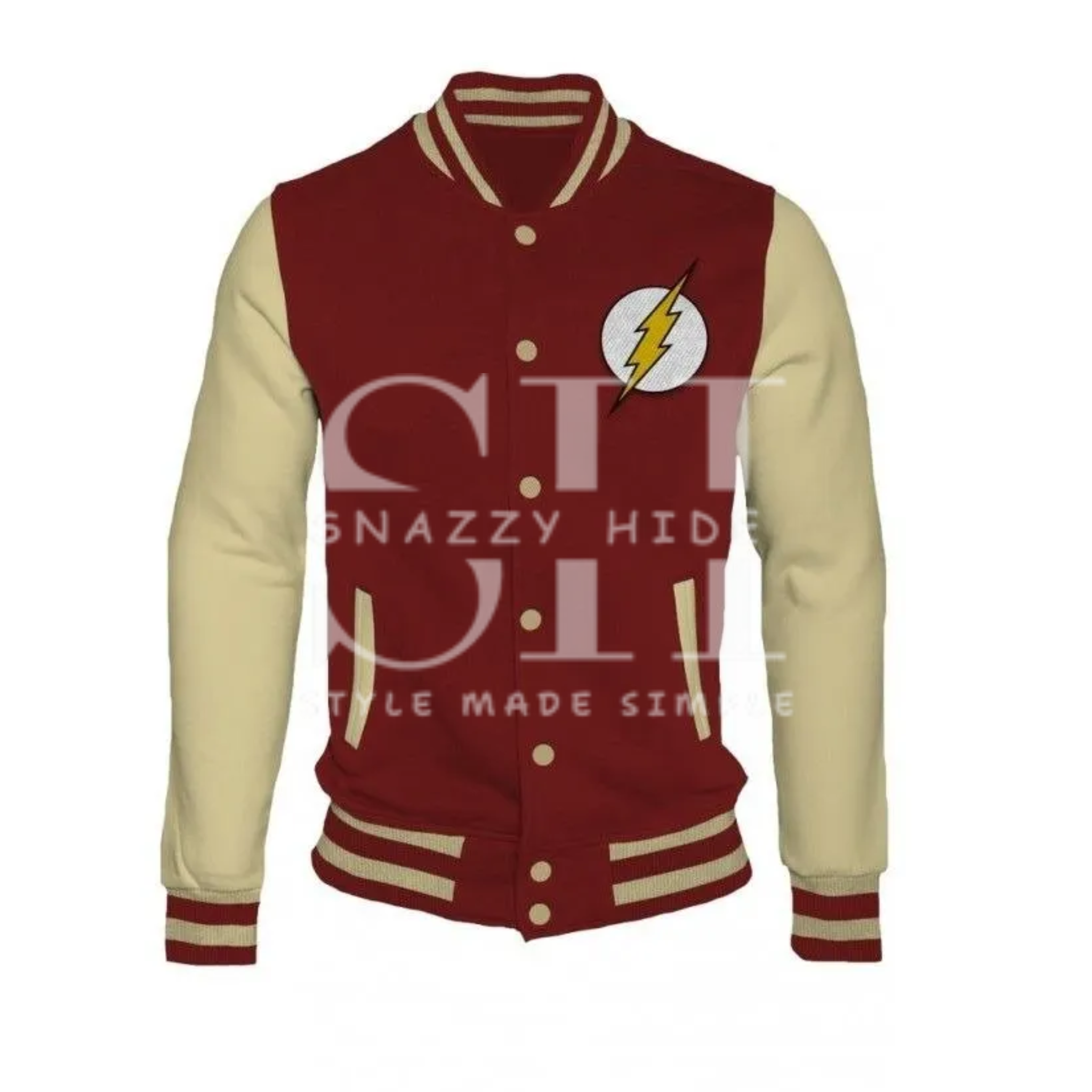 The Flash Varsity Bomber Jacket