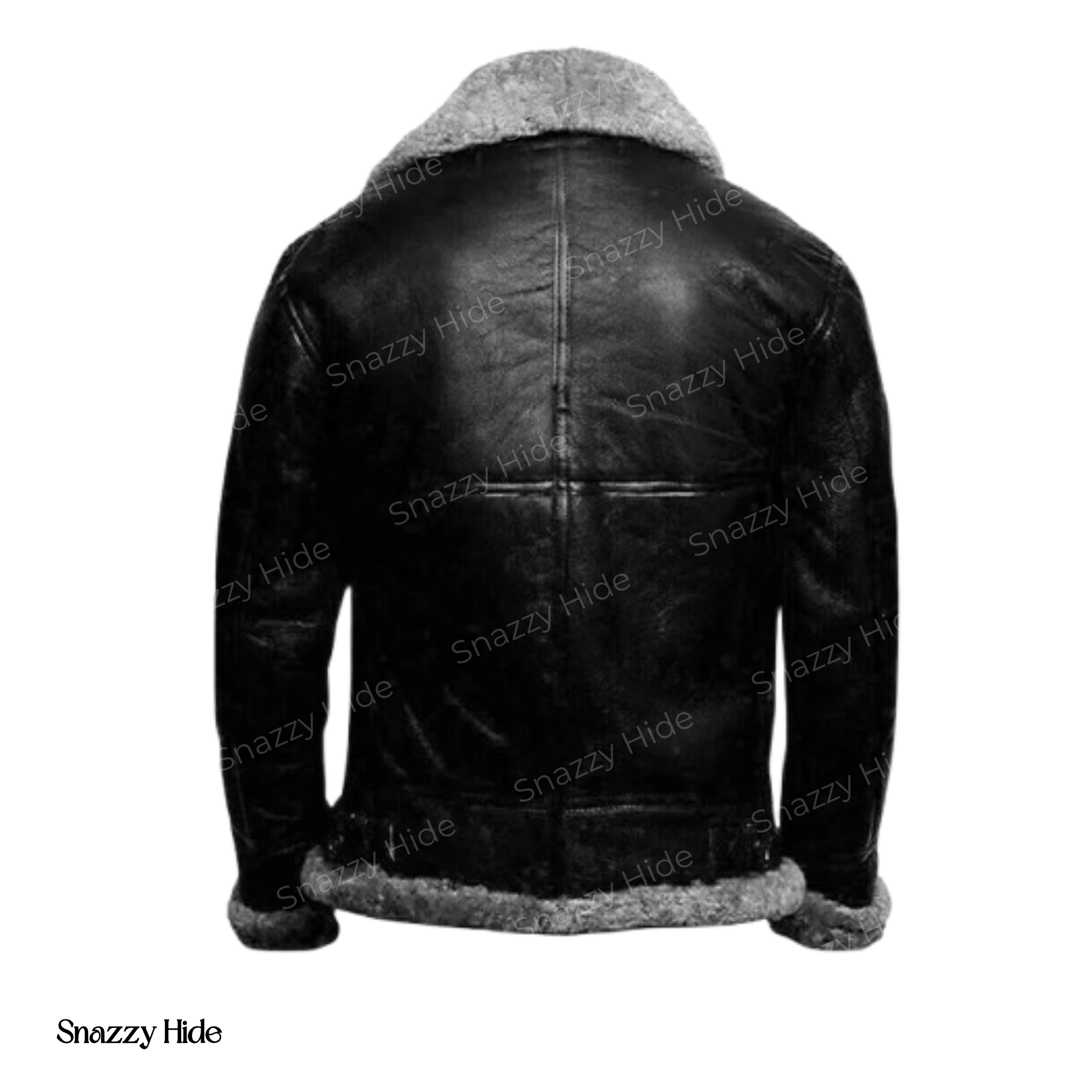 Men’s RAF Aviator Pilot Shearling Leather Jacket