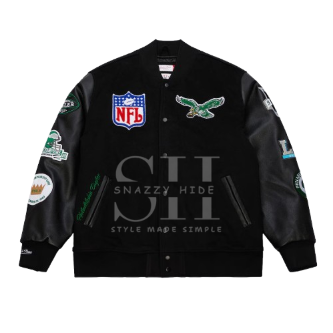 Philadelphia Eagles Mitchell & Ness Varsity Jacket
