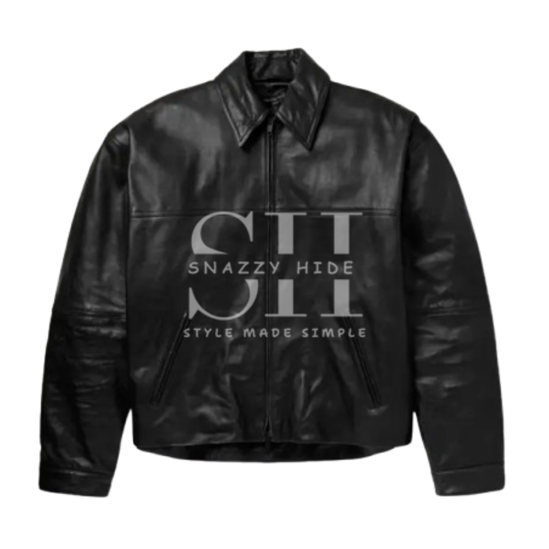 Men's Black Oversized Jacket