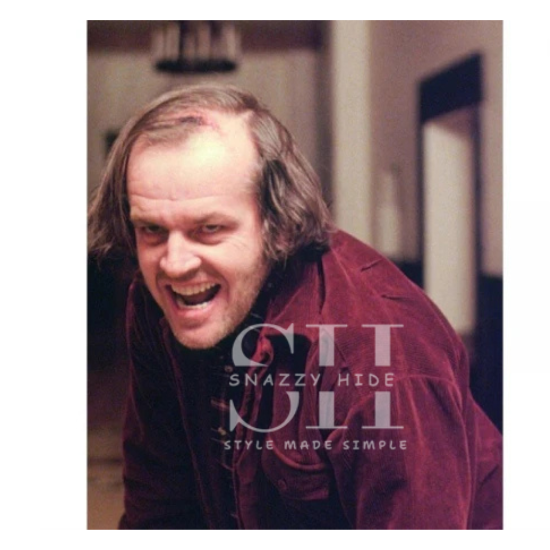 Jack Nicholson Shining Movie Red Corduroy Jacket