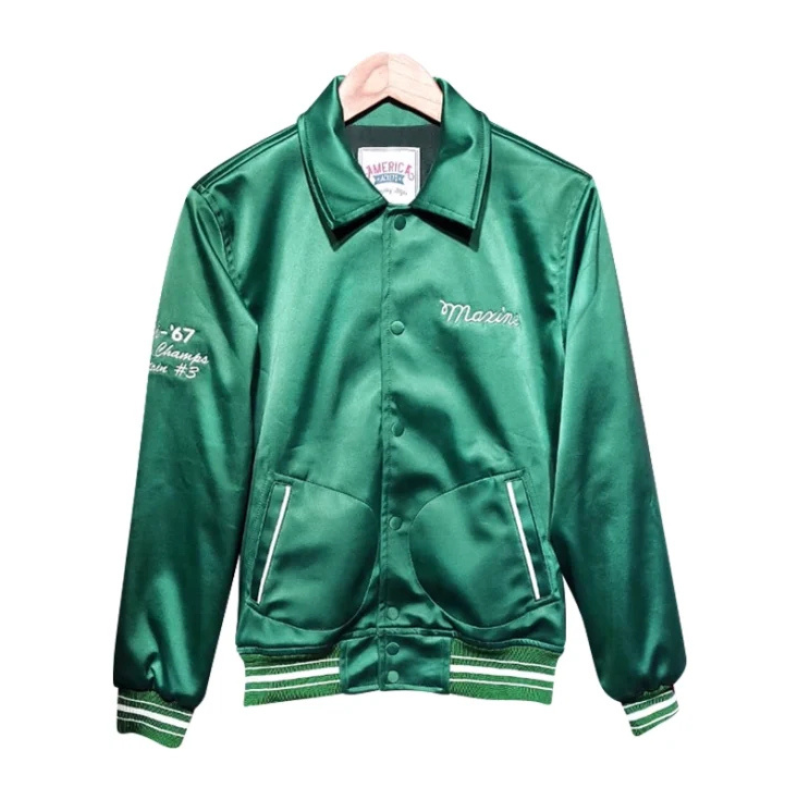 MaXXXine 2023 Mia Goth Green Jacket
