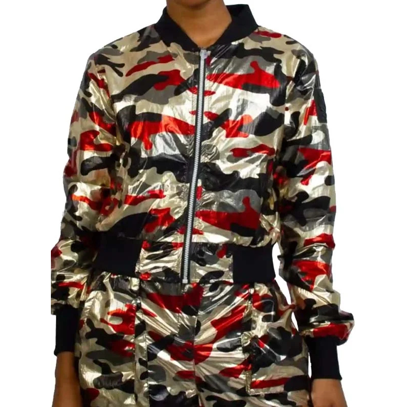 Geek Girl Nat Gray Camo Jacket