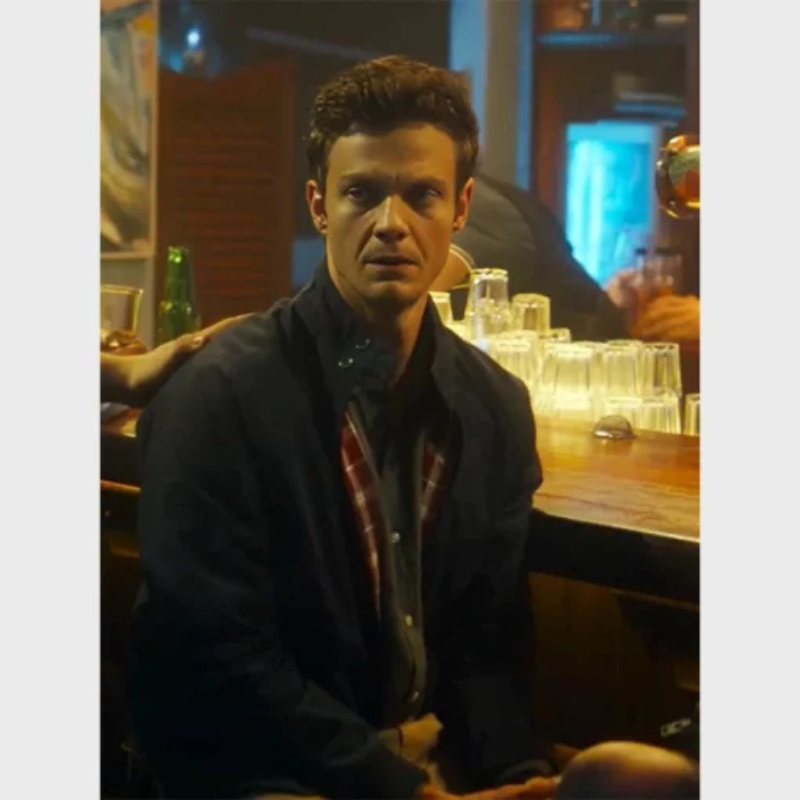 Novocaine 2025 Nathan Caine Black Jacket