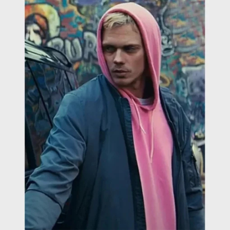 Locked 2025 Bill Skarsgård Bomber Jacket