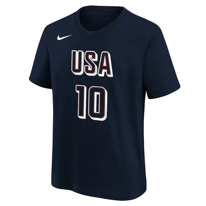 Name & Number Navy Blue T-Shirt