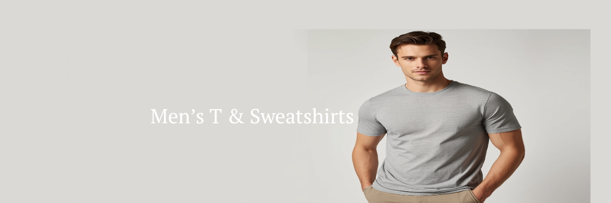 Men’s T & Sweatshirts