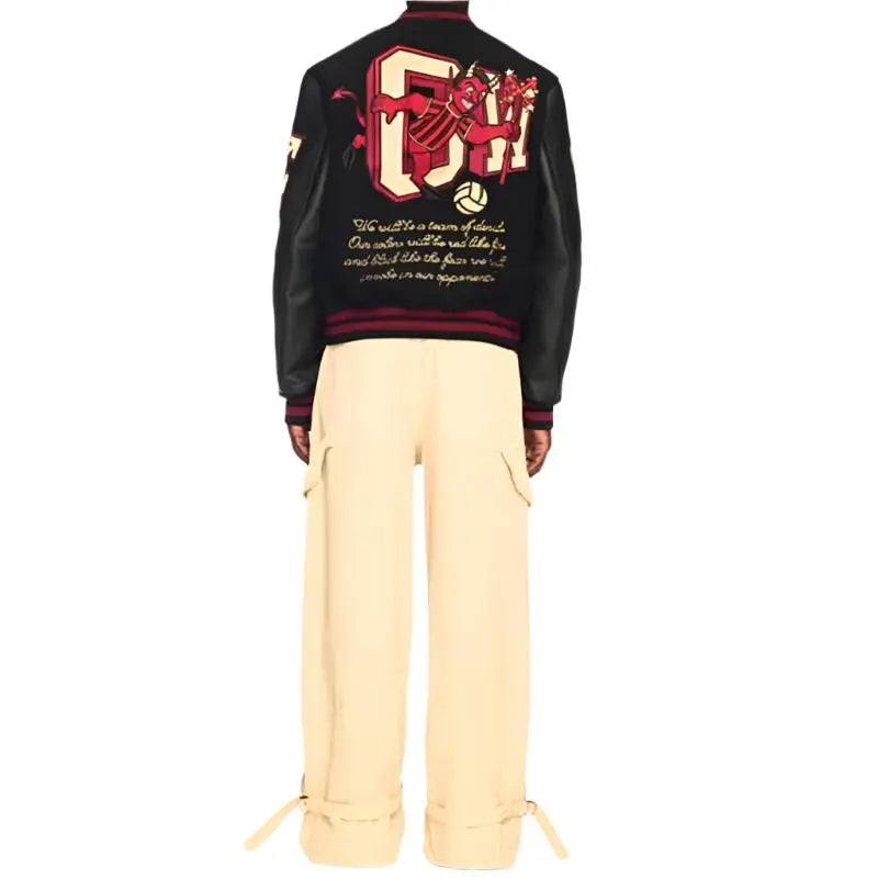 Ac Milan X Off-White 125th Anniversary Varsity Jacket