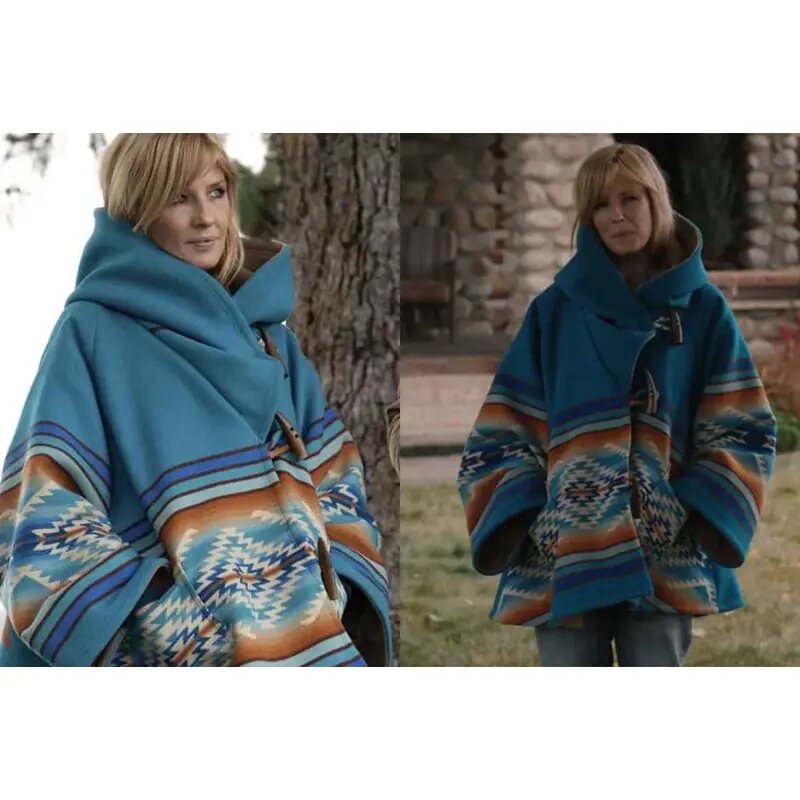 Yellowstone Beth Dutton Blue Coat