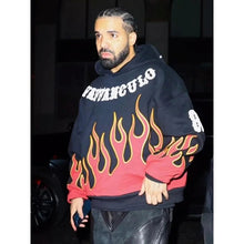 Drake Vaffanculo Flame Fleece Hoodie