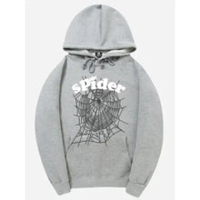 Grey Spider Fleece Hoodie