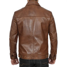 Harrington Vintage Men's Leather Jacket
