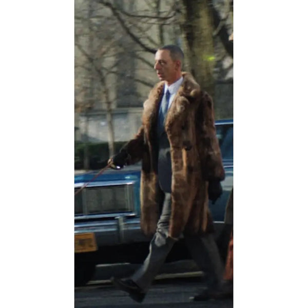 Jeremy Strong The Apprentice 2024 Fur Coat