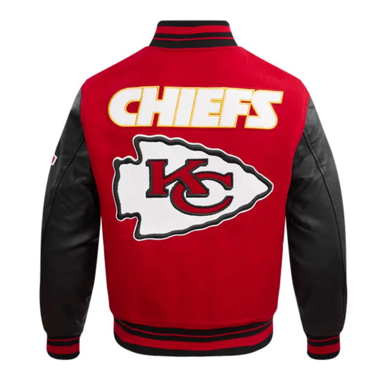 Men's Rib Wool Varsity Jacket
