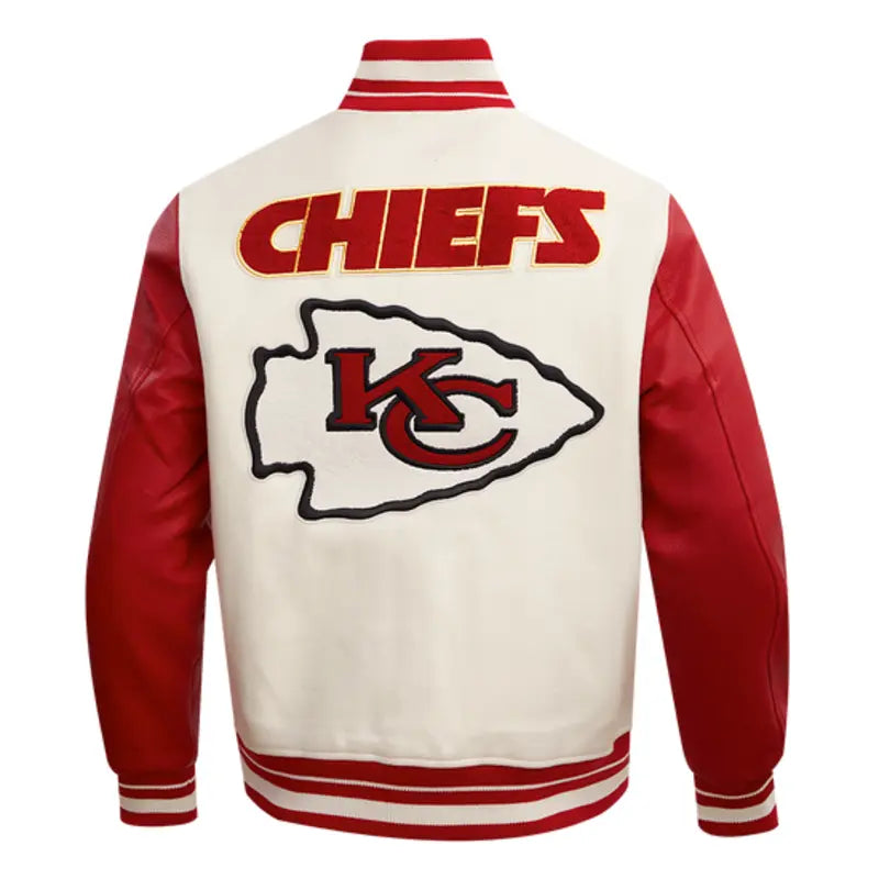 Men's Rib Wool Varsity Jacket