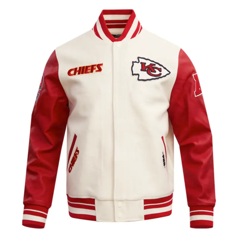 Men's Rib Wool Varsity Jacket