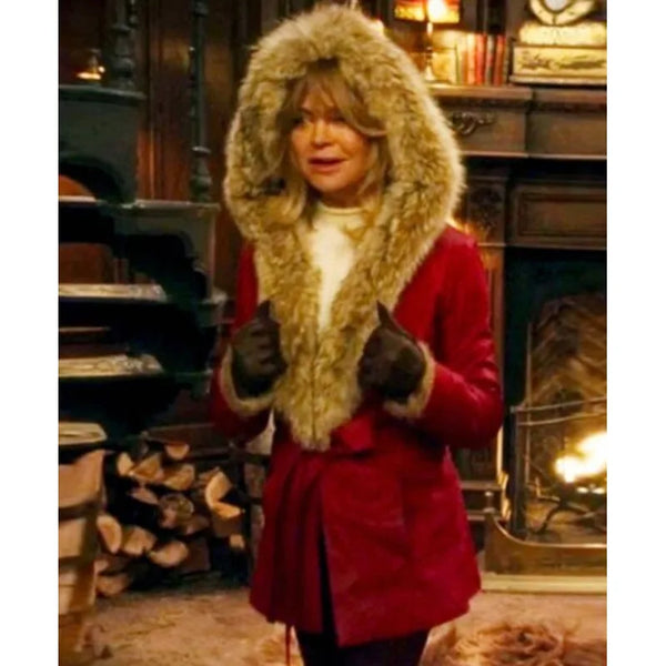 The Christmas  Red Leather Jacket