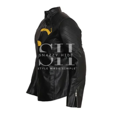 New Superman Cool Colors Black And Yellow‏ Leather Jackets