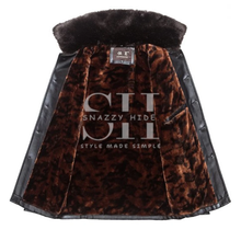 Mens Velvet Plus Warm stylish Leather Jacket