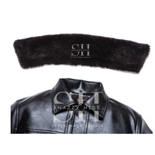 Mens Velvet Plus Warm stylish Leather Jacket