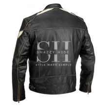 Mens River Road Vintage Biker Jacket