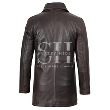 Mens Natural Distressed Leather Jacket For Men