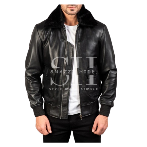 Mens Aviator Bomber Jacket