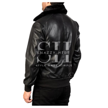 Mens Aviator Bomber Jacket