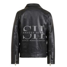 Men’s Black Biker Leather Jacket