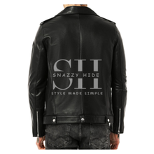 Leather Motorcycle Jacket For Mens