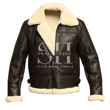 Rocky 4 Balboa Bomber Shearling Winter Flying Jacket