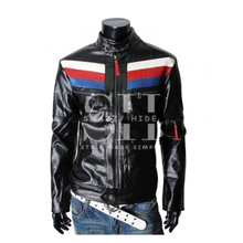 Rider Slim fit Mens Casual Black Jacket