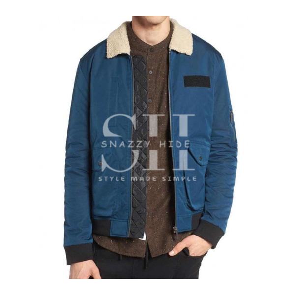 Rene Ramirez Blue Flight Jacket