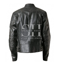 Quilted David Beckham Biker Jacket