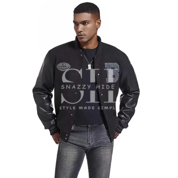 Pluto Bomber Leather Jacket