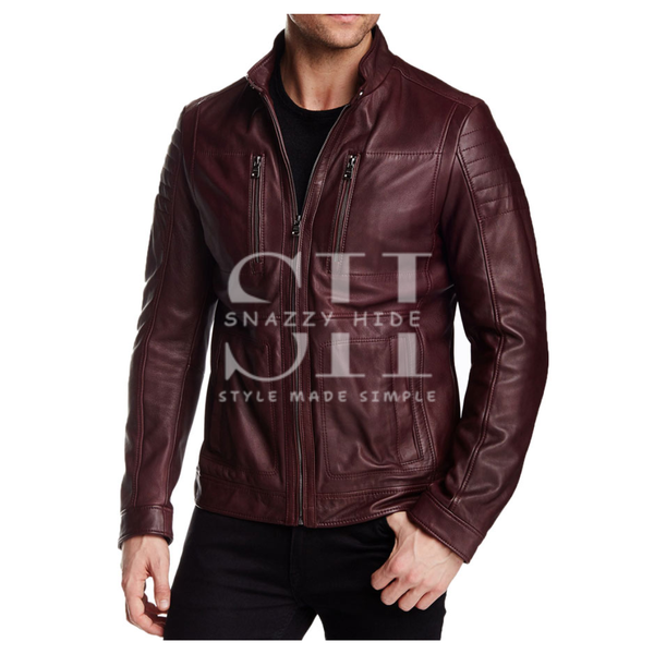 Oliver Red Aviator Cafe Racer Jacket