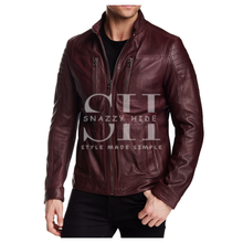 Oliver Red Aviator Cafe Racer Jacket
