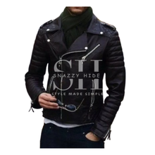 Men’s Fashion Motorcycle Leather Jacket