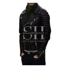 Men’s Fashion Motorcycle Leather Jacket