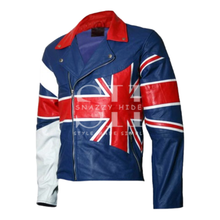 Men’s UK Union Flag Leather Jacket