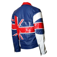 Men’s UK Union Flag Leather Jacket