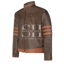 Original Brown Leather X-Men Wolverine Jacket