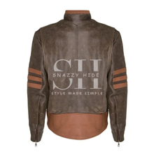 Original Brown Leather X-Men Wolverine Jacket