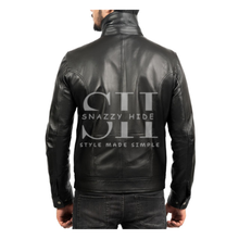 Men’s Fashion Biker Leather Jacket